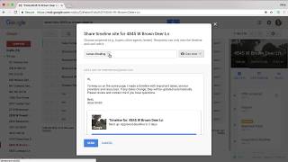 Gmail Extension: Work together on the same timeline in Folio by sharing with "Edit" permissions
