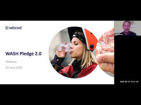Webinar: WBCSD Pledge for Access to Safe Water, Sanitation and Hygiene