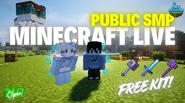 MINECRAFT LIVE | PUBLIC SMP LIVE | JAVA & BEDROCK SMP! JOIN NOW 🟢 #minecraft #minecraftlive