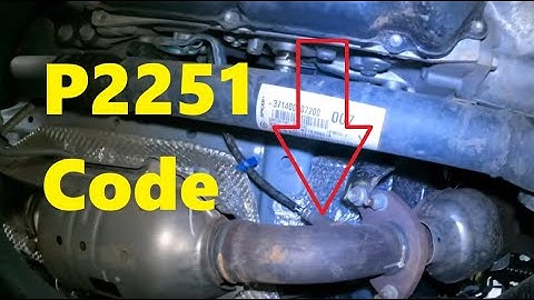 Causes and Fixes P2251 Code: O2 Sensor Negative Current Control Circuit/Open (Bank 1, Sensor 1)