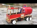 How to Make RC Fire Truck at Home using Cardboard and Popsicle Sticks -
DIY Car