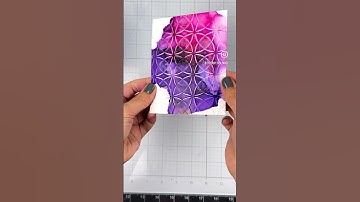You NEED TO TRY this embossing folder technique! #tiffanysolorio #embossingfolder #alcoholink