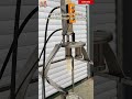 The cold noodle machine presses the dough into noodles