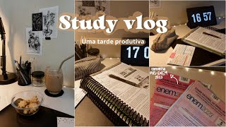 STUDY VLOG: UMA TARDE PRODUTIVA + conversa pós-ENEM 2023 | estudos, motivação, anotações...