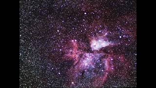 Eta Carinae Nebula (NGC 3372) through a 80 mm telescope