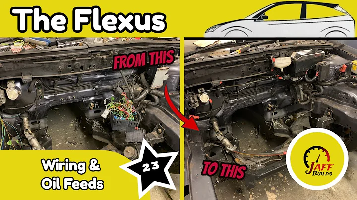 Wiring & Oil Feeds - The Flexus Episode 23 - Ford Focus Twin Turbo V8 Project Car Build
