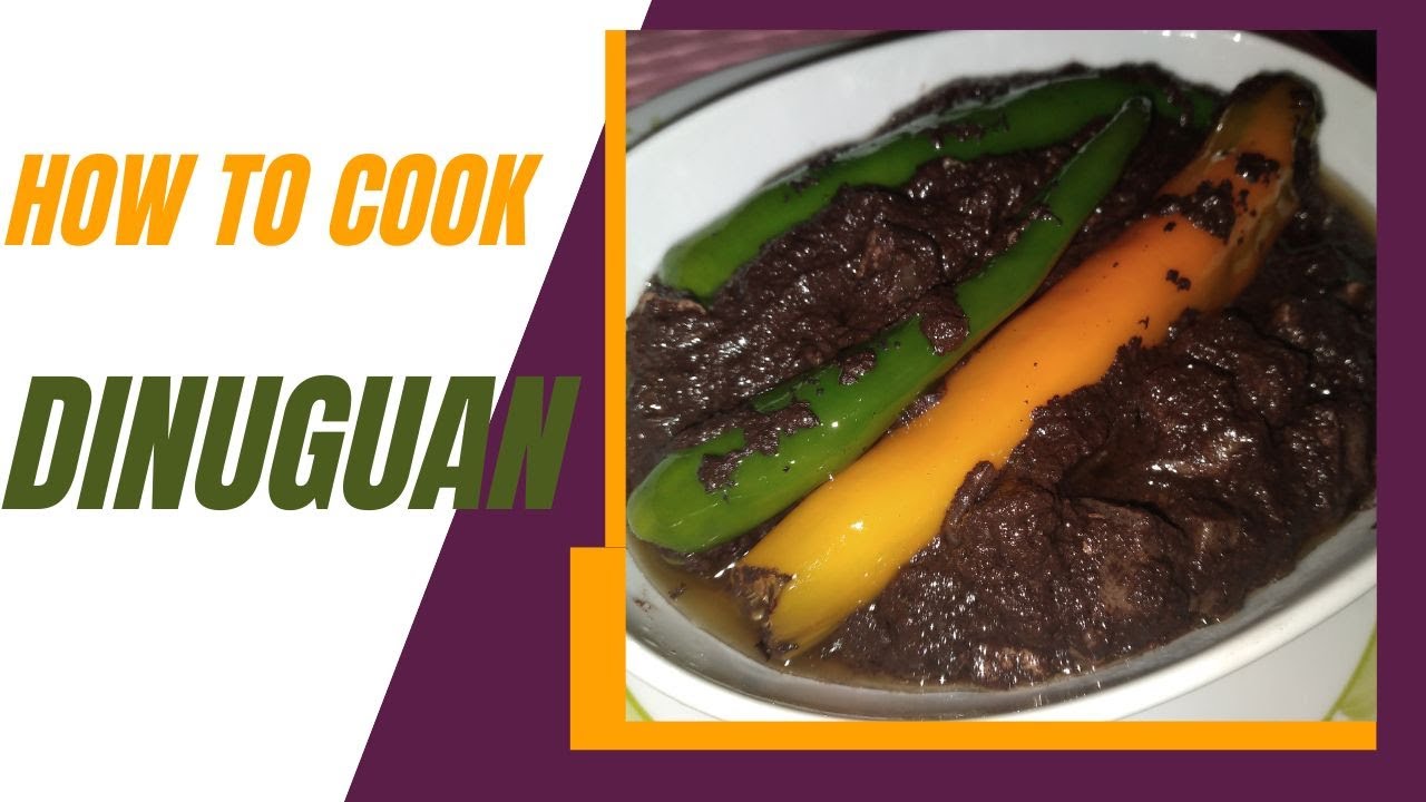 How to Cook Dinuguan YouTube