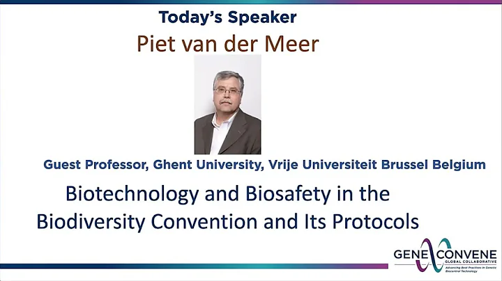 Biotechnology and Biosafety in the Biodiversity Co...