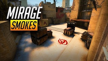 MUST KNOW MIRAGE SMOKES - CS:GO Smoke Tutorial