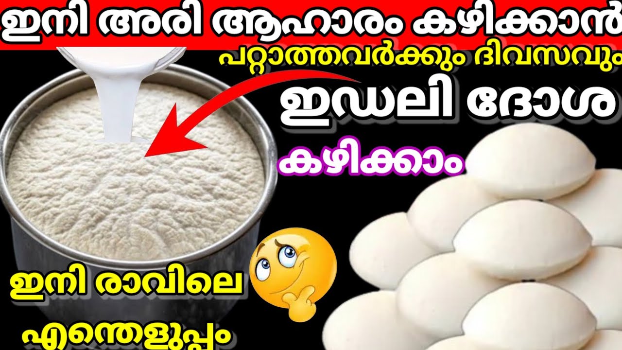 ✅ഇനി ഇങ്ങനെ ചെയ്താൽ രാവിലെ എന്തെളുപ്പം അരി ഇല്ലാതെ ദോശയും ഇഡലിയും എല്ലാർക്കും കഴിക്കാം |viralvideo 