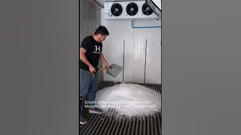 3 tons capacity flake ice machine in Chile Alexander