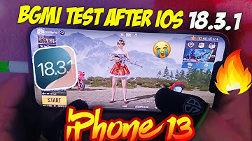 🔥iPhone XR & 13 Bgmi Test after iOS 18.3.1 | Lag? | Heating Problem?