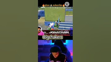 jonathan💥 1hp 1v4😱 #jonathan #shortsviral #funny #bgmi