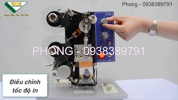 Máy in date bán tự động. hướng dẫn sử dụng