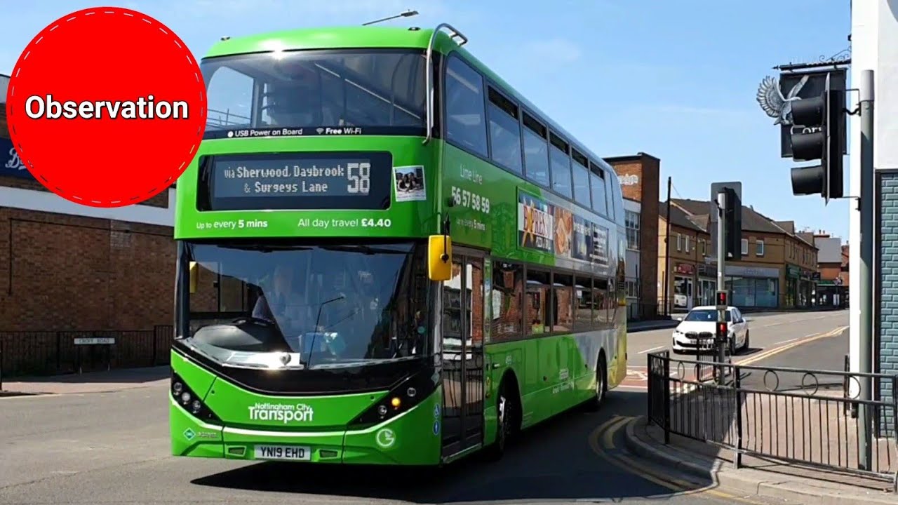 Buses in Arnold, Nottingham | July 2022