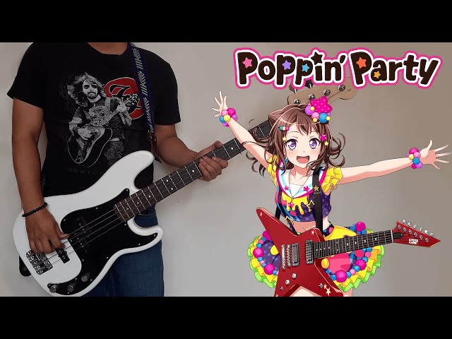 ときめきエクスペリエンス! {Tokimeki Experience} - Poppin`Party (Bass Cover w/Tabs) class=