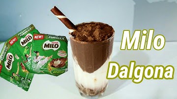How to make Milo Dalgona without mixer!!