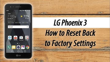 LG Phoenix 3 - How to Reset Back to Factory Settings