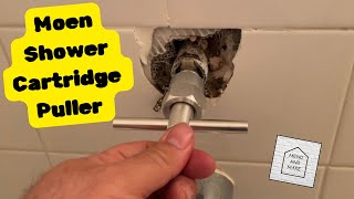 How to remove Moen Shower cartridge with core puller by Danco