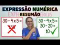 EXPRESSÃO NUMÉRICA: Aprenda as Regras de Prioridade e Sinais de Associação (Resumão)
