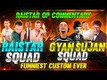 Raistar Voice Reaction 4 vs 4 Funny Custom | Squad Vs Squad | Garena Free Fire