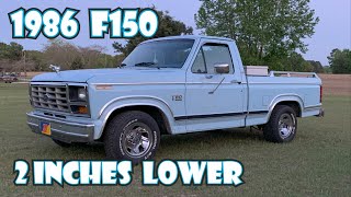 1986 Ford F150 lowering 2 inches