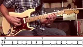 Day Tripper Guitar Lesson with TAB (The Beatles) Rock Like The Pros