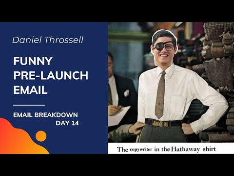 Daniel Throssell | FUNNY Pre-Launch Email (Proven Email Breakdowns #14/50)