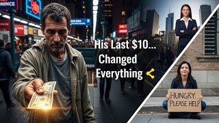 “Struggling Single Dad Gave His Last $10—She Was a Millionaire CEO ❤️ | Inspirational Story”