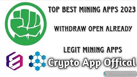 Top 3 Real Mobile Mining Apps 2023 || Withdraw Open Already || Legit Mining @cryptoappoffical