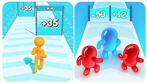 Tall Man Run Vs Join Blob 3D To Max Level Mobile Gameplay