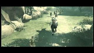 Altair running over people with horse