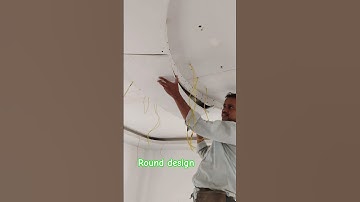 gypsum falsiling round design #round design #shortvideo #shorts