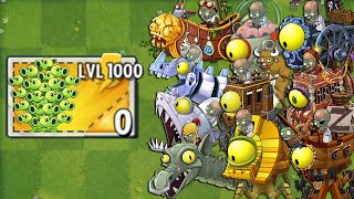 Plants Vs Zombies 2 Final Boss - Every Random Plant LEVEL 1000 Attack Pvz2 All Bosses Fight!