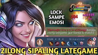 EUDORA LOCK ZILONG SIPALING LATEGAME SAMPE NAIK DARAH! BUILD EUDORA TERSAKIT 2024! MOBILE LEGENDS