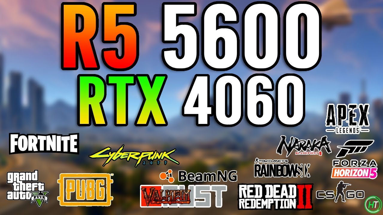 Ryzen 5 5600 + RTX 4060 - Tested in 15 Games - YouTube