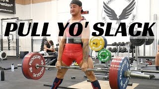 Correctly Pull the Slack in the Deadlift | Sumo Deadlift Technique Fix