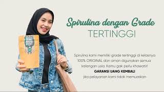 masker spirulina 1 bulan