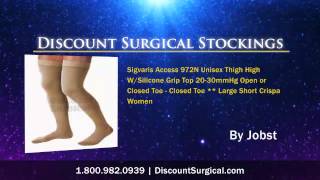 Jobst Thigh High Firm Support 20-30mmHg Compression - Silico