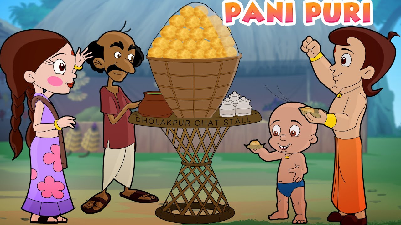 Chutki - Raju Turns Into a Golgappa | Fun Cartoons for Kids | Chhota Bheem Videos in Hindi