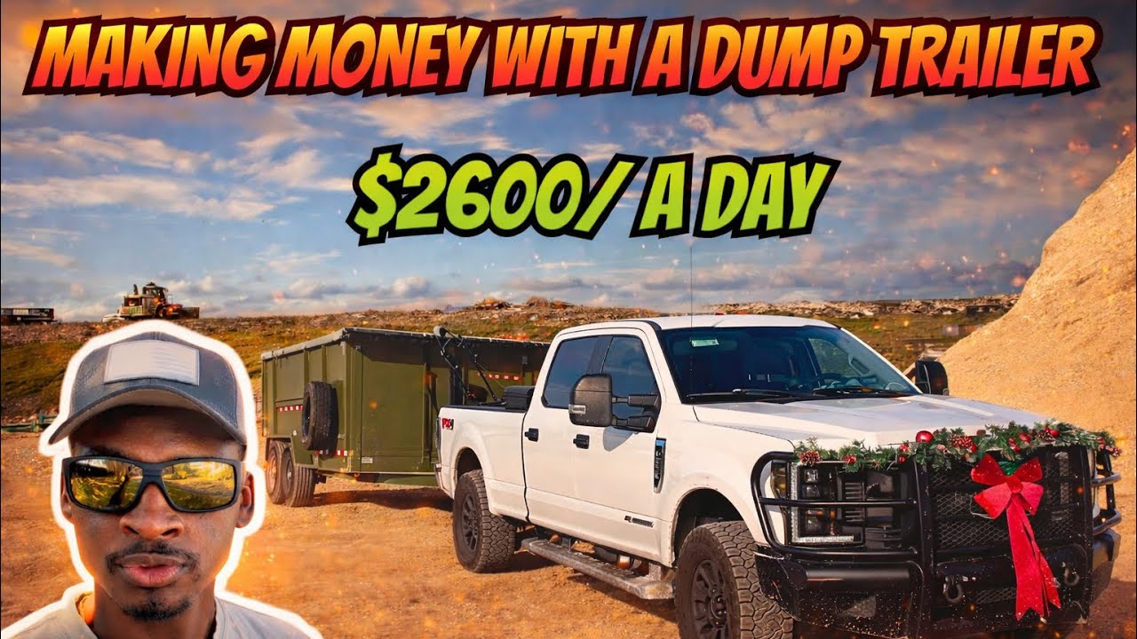 Зарабатываю деньги с помощью своего самосвального прицепа 🔥 | Вот как получить огромную прибыль!