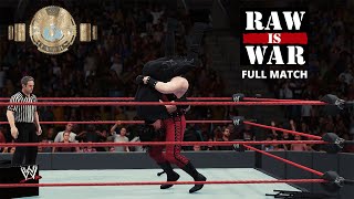 WWE 2K18 | Kane '98 vs Undertaker '98 | No Disqualification Match | WWE Championship | RAW IS WAR