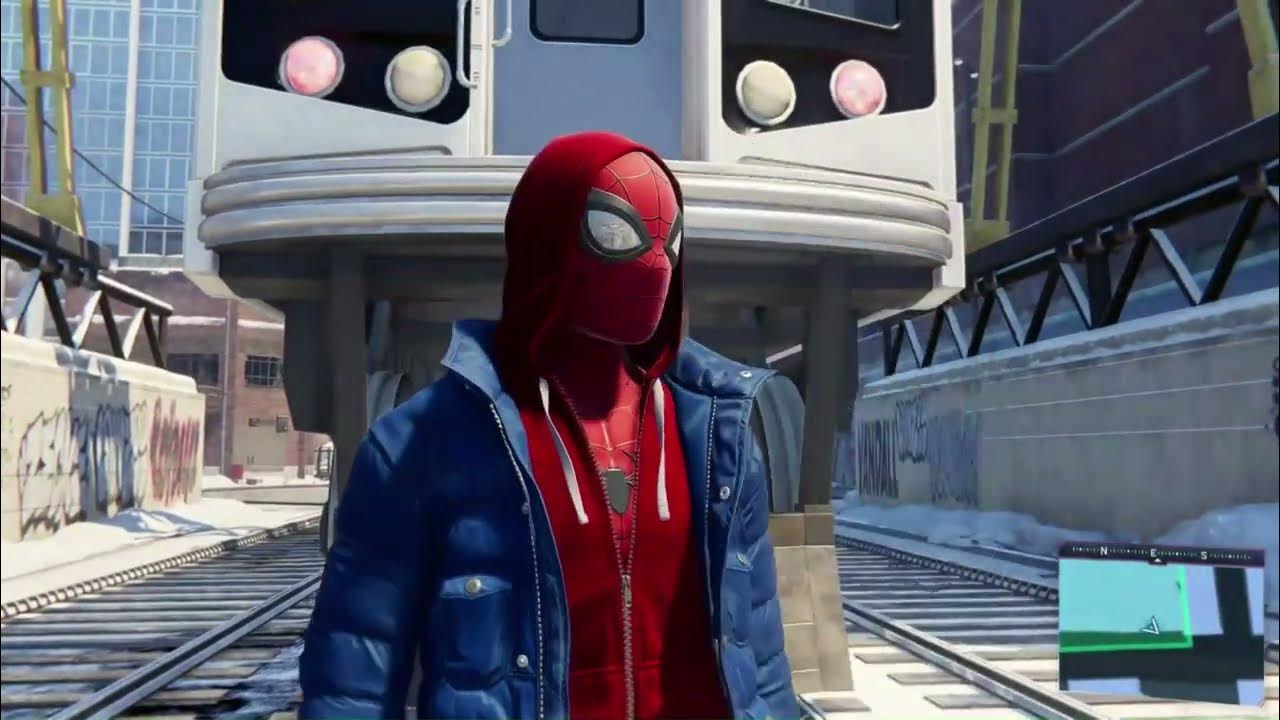 How to Line up three train cars Train Puzzle Spider Man Miles Morales