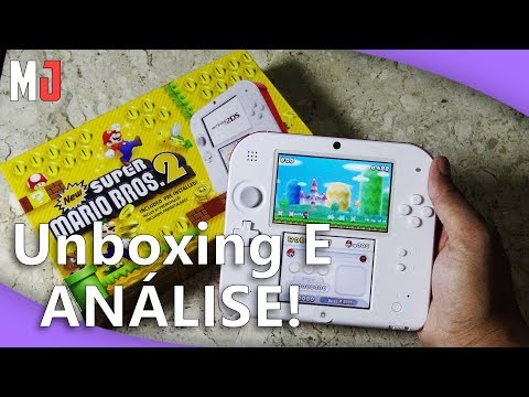 Unboxing Nintendo 2DS Edição limitada com New Super Mario Bros. 2