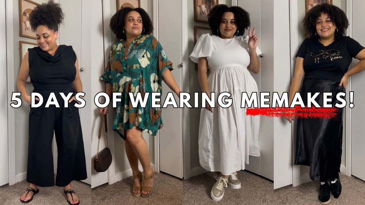 5 days of memade clothes!!! (What I wore to work, brunch & more)