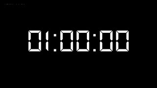 1 Hour Count Up Timer No Ads | Black Screen | Study, Focus, Workout, Sleep