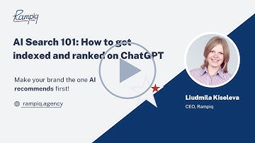 Webinar: AI Search 101: How to get indexed and ranked on ChatGPT