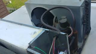 How to clean the drains on you RV roof air conditioner so it doesn't backup into your RV