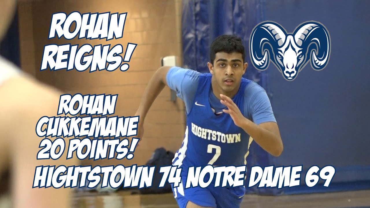 Hightstown 74 Notre Dame 69 | Boys Basketball Highlights