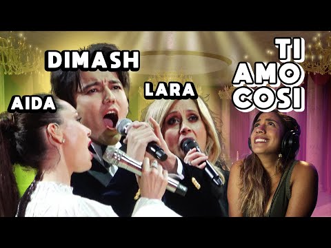 🔴DIMASH "Ti Amo Cosí"😮Lara Fabian y Aida Garifullina😮🤯 Vocal coach Analiza y Reacciona |ANA MEDRANO